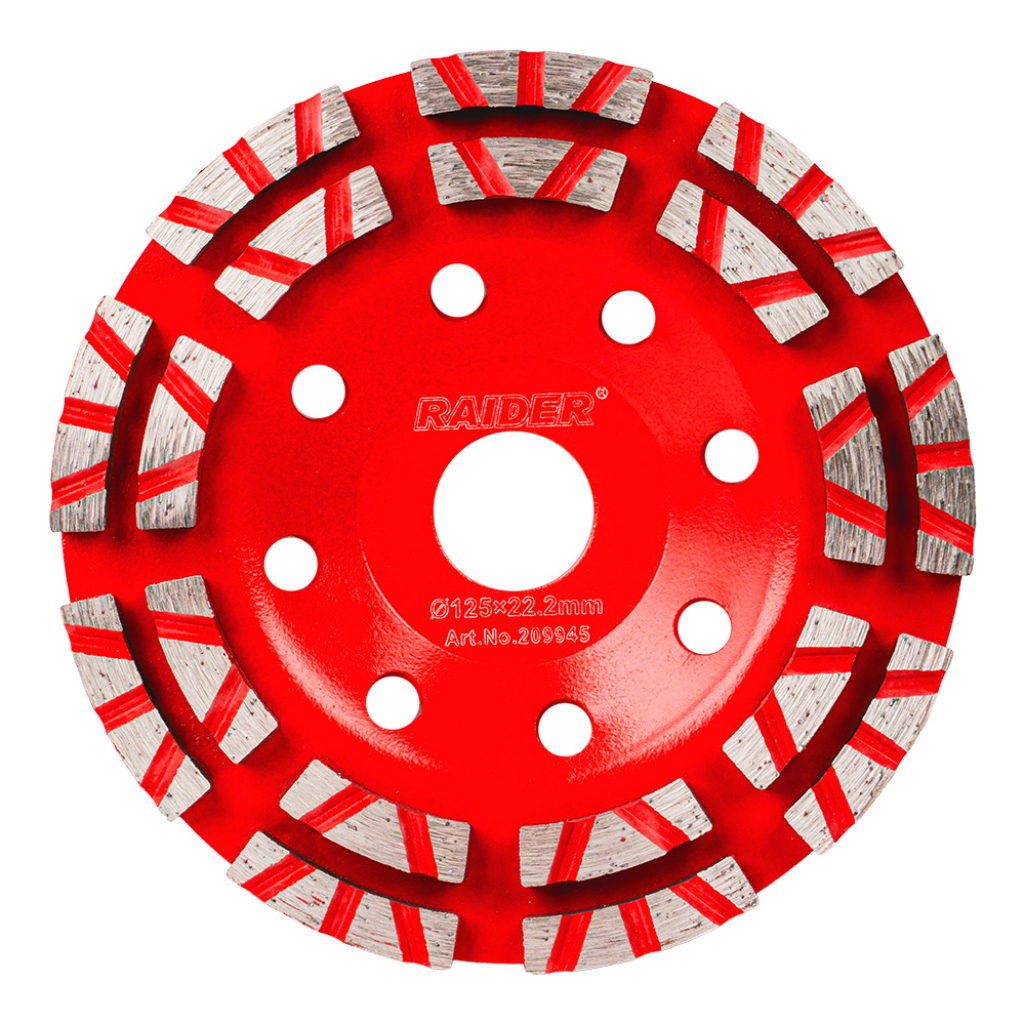 Raider Power Tools Diamant-Schleifscheibe 125 × 22,2 mm B Turbo