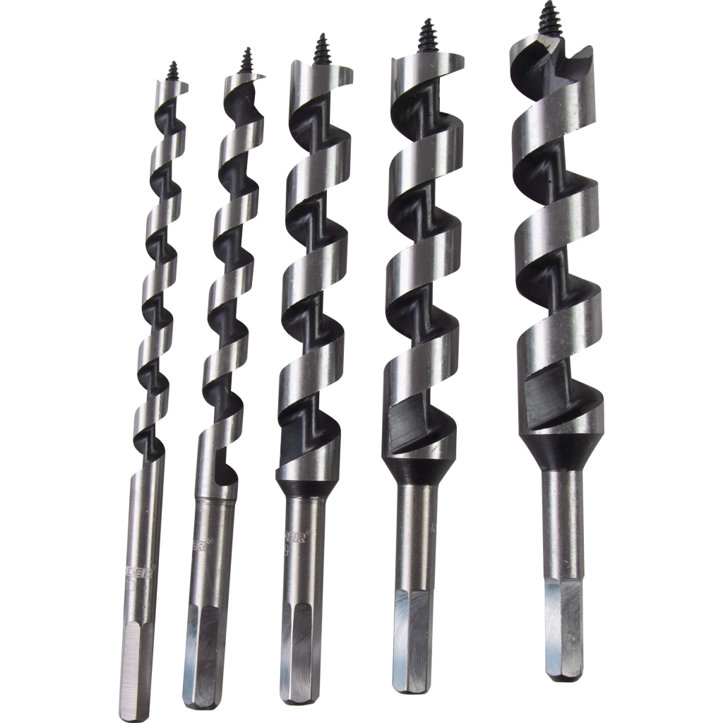 Raider Power Tools Schlangenbohrer-Set Ø10–25 mm (5-tlg.)
