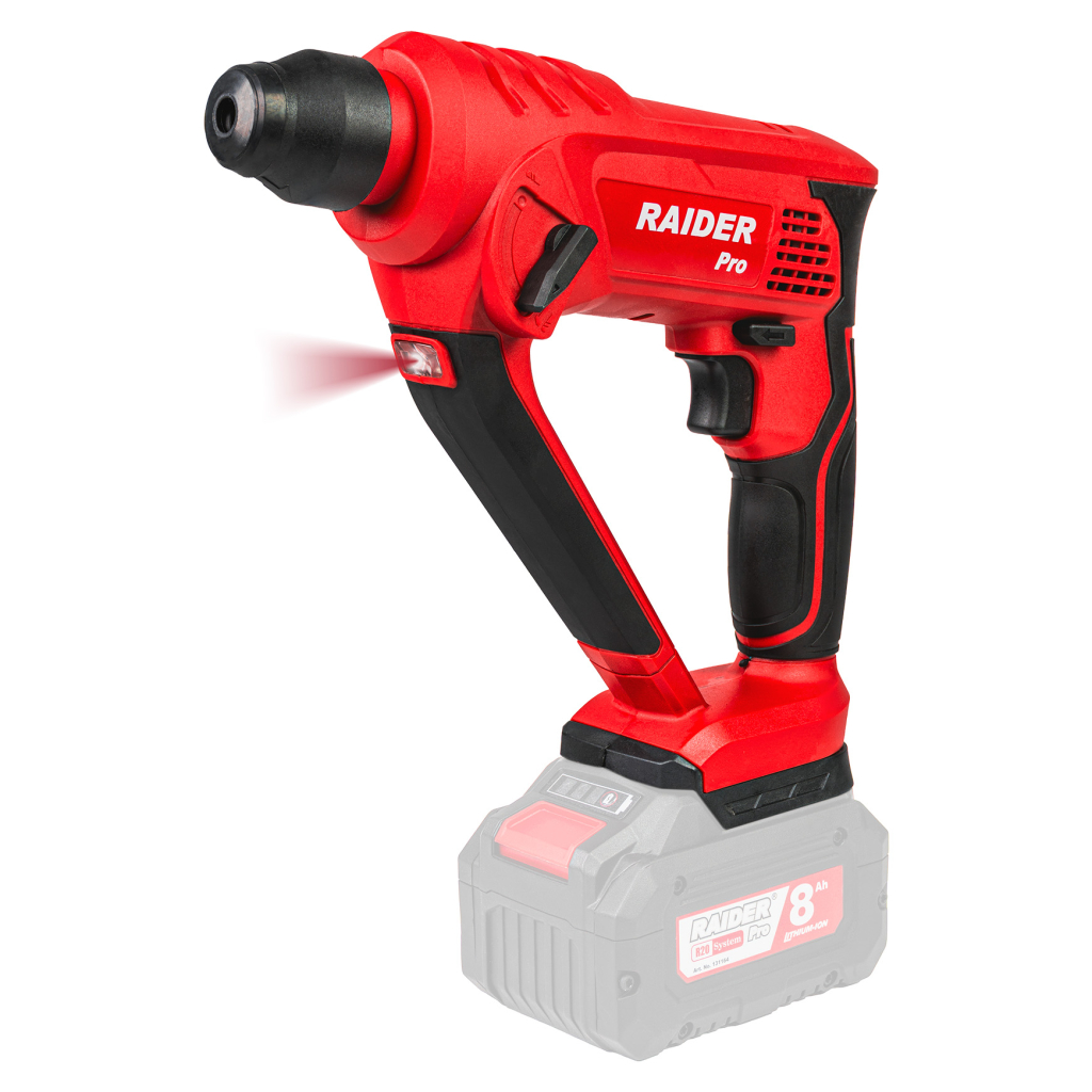 Raider Pro R20 Akku-Bohrhammer SDS-plus 1.2J 2-Funktion Solo – RDP-SRH20