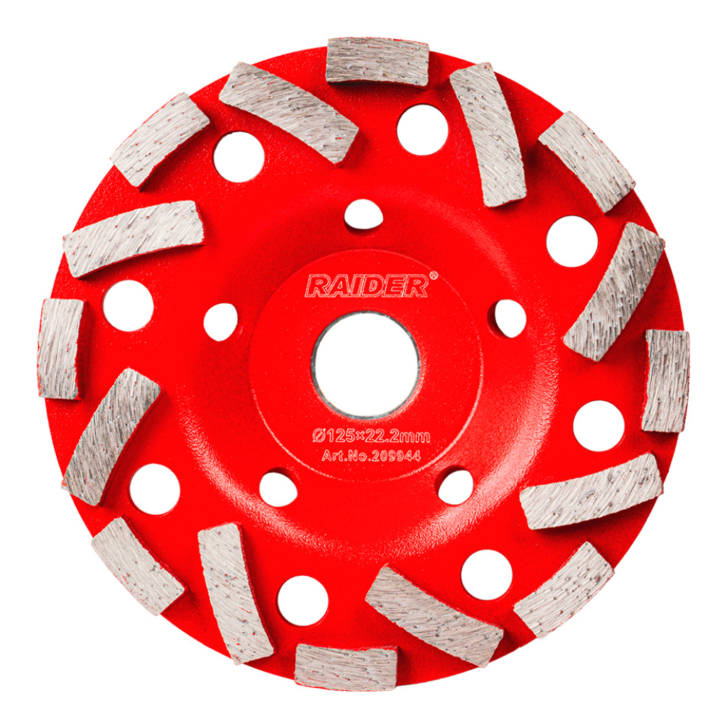 Raider Power Tools Diamant-Schleifscheibe 125 × 22,2 mm LR