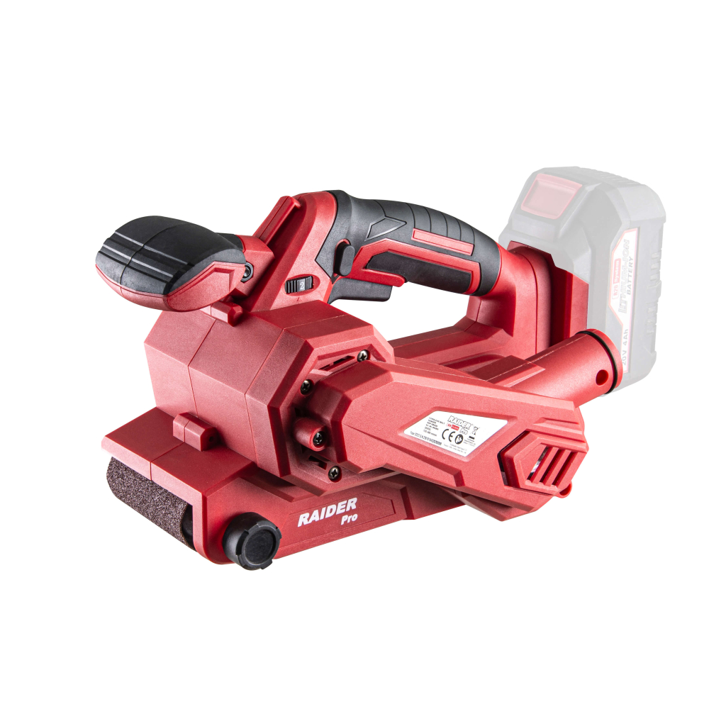 Raider Pro R20 Akku-Bandschleifer 76 × 457 mm regulierbare Geschwindigkeit Solo – RDP-SBS20