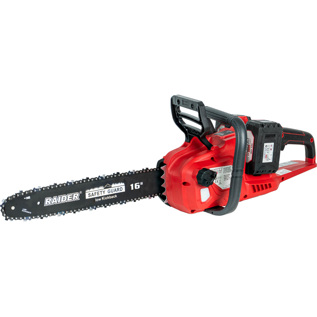 Raider Pro R20 Akku-Kettensäge 400mm SDS 3/8" 1.3mm 57TG 40V 2×4Ah & Ladegerät Set – RDP-SBCS20