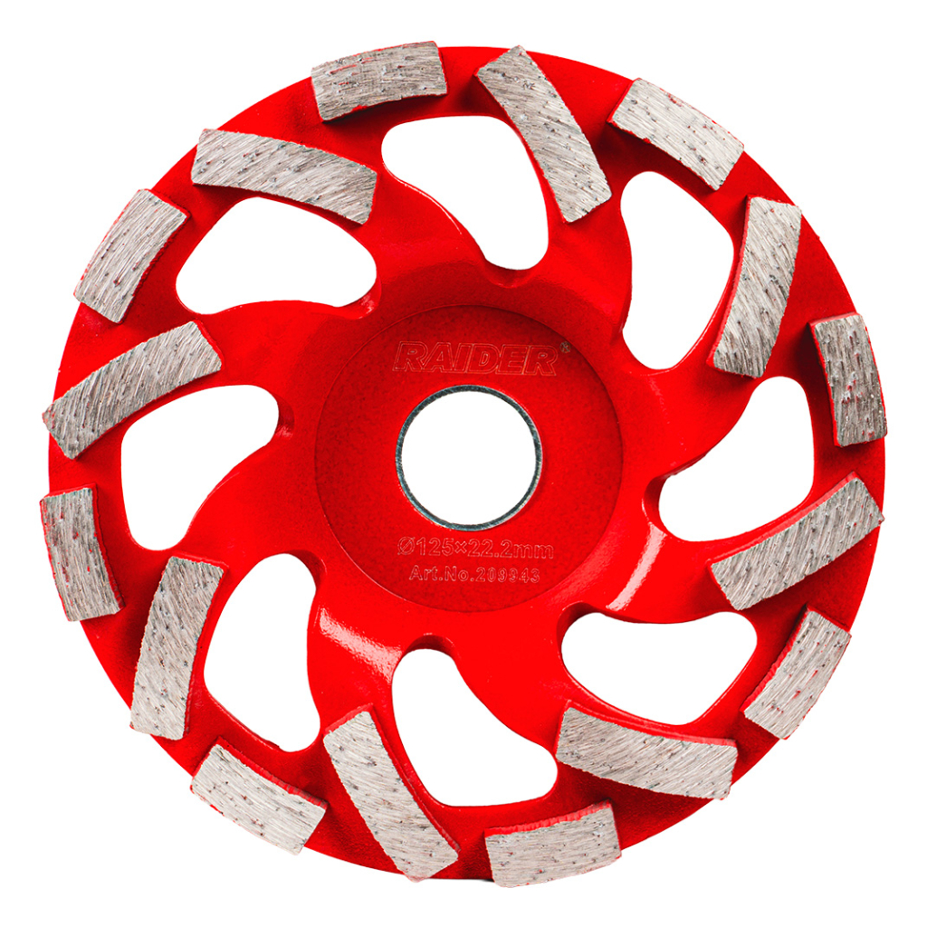 Raider Power Tools Diamant-Schleifscheibe 125 × 22,2 mm LL