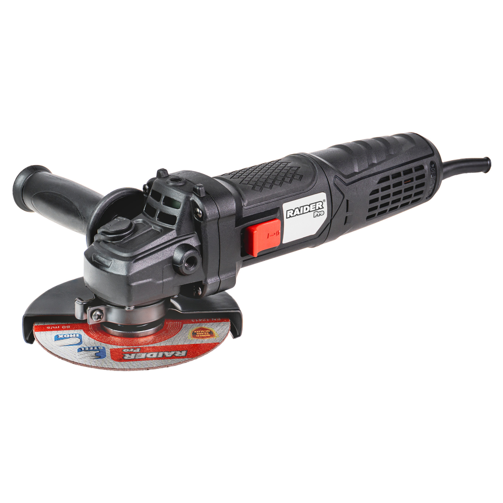Raider Pro Winkelschleifer 125mm 1200W mit Drehzahlregelung – RDP-AG75 Black Edition