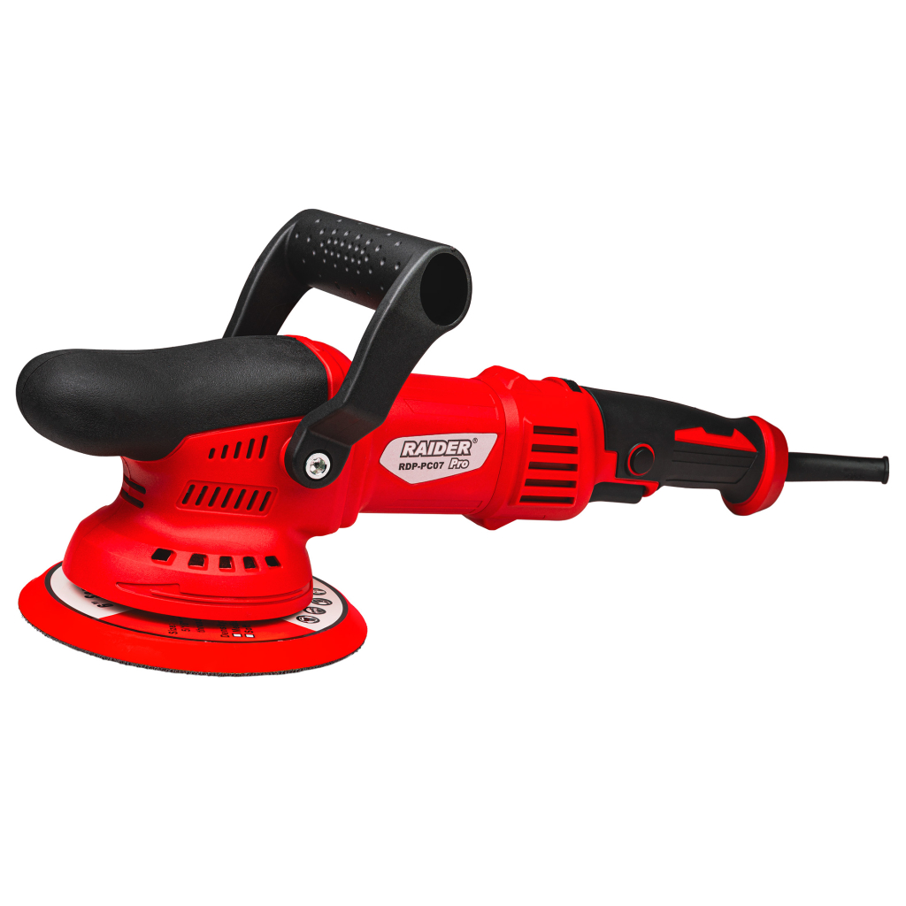 Raider Pro Dual-Action-Poliermaschine Ø150mm 880W mit Drehzahlregelung – RDP-PC07
