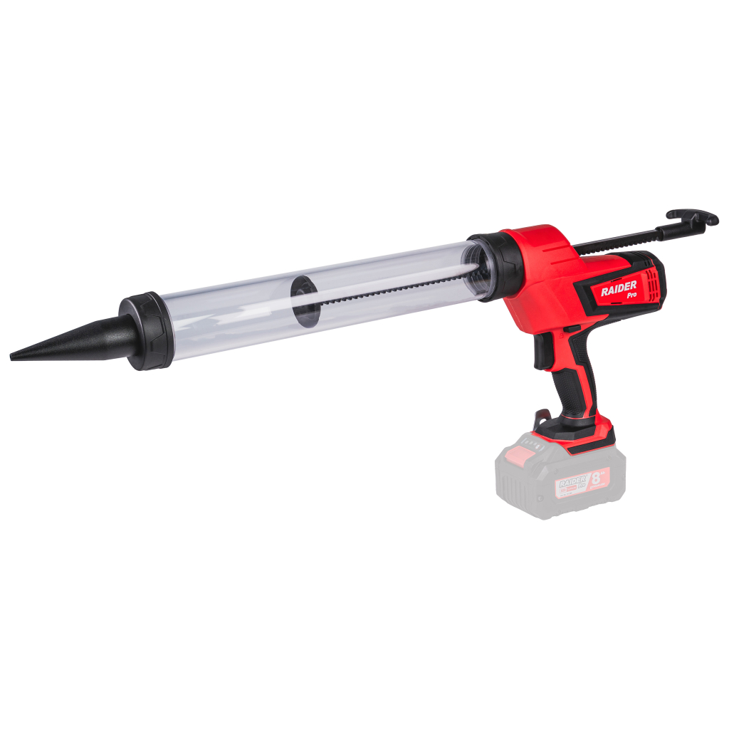 Raider Pro R20 Akku-Silikonpistole 600 ml 4500 N regulierbare Fördergeschwindigkeit Solo – RDP-CCG20