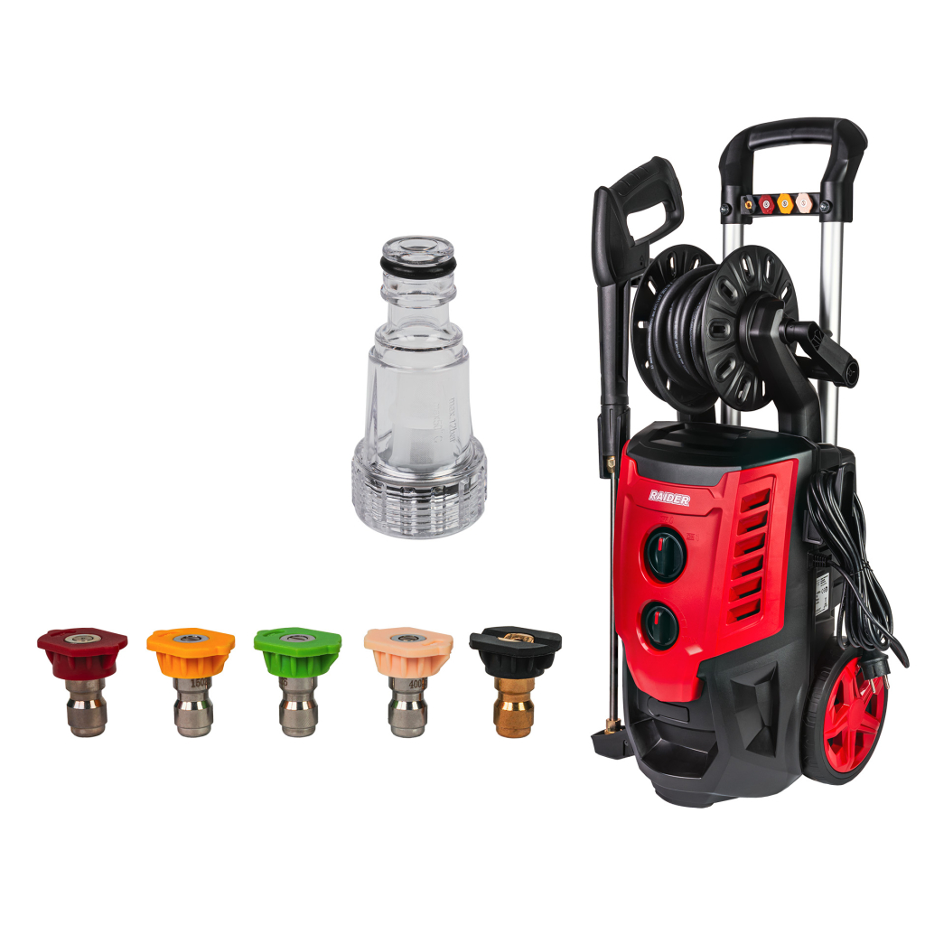 Raider Garden Tools Hochdruckreiniger 2500 W 195 bar 7,8 L/min – RDP-HPC14