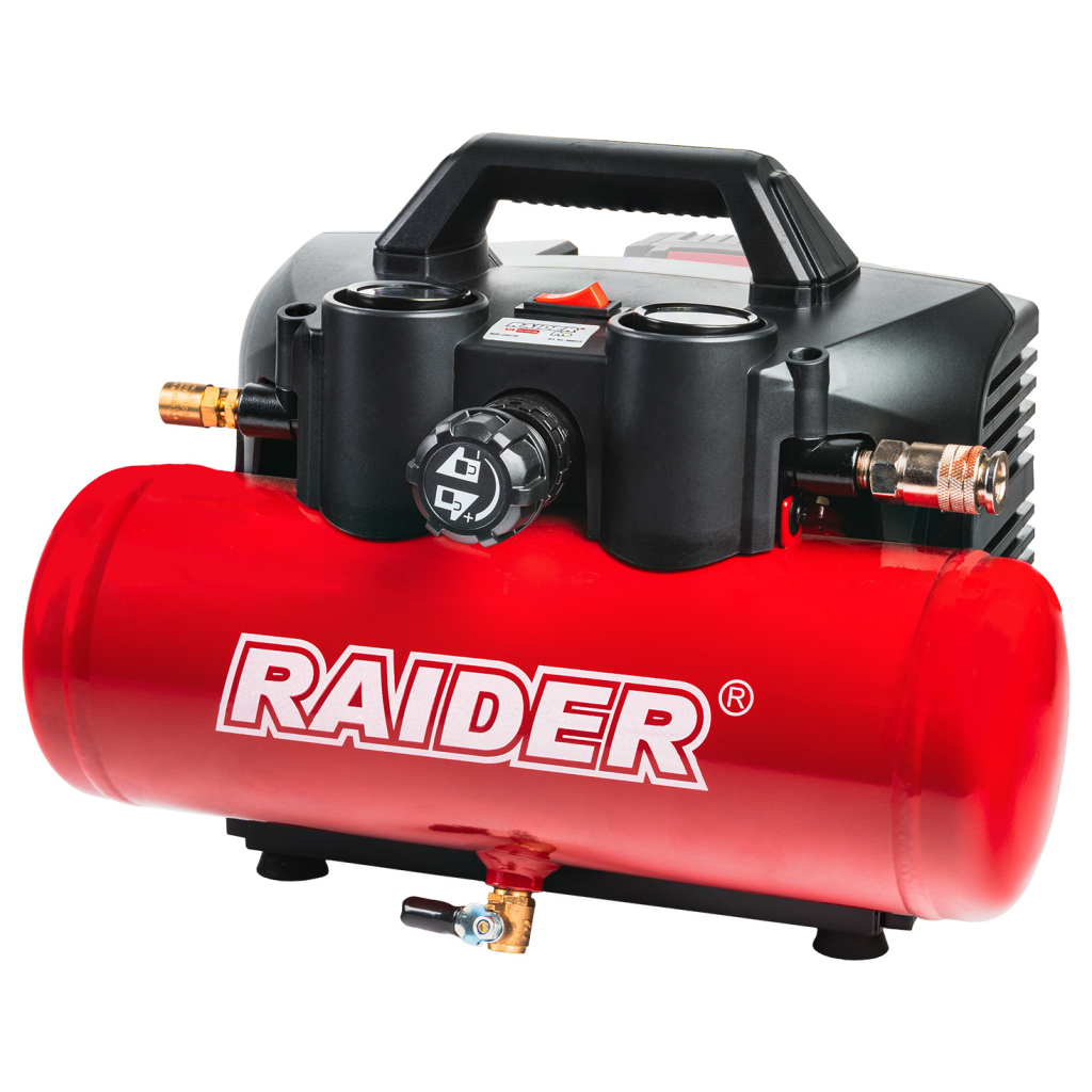 Raider Pro R20 Akku-Kompressor 4L 32L/min 8bar Solo – RDP-J4AC20